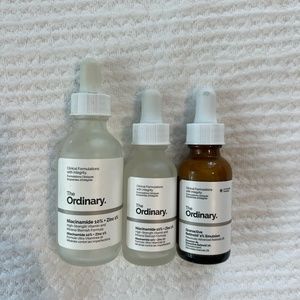The Ordinary Skincare Bundle 3/4 to full bottles